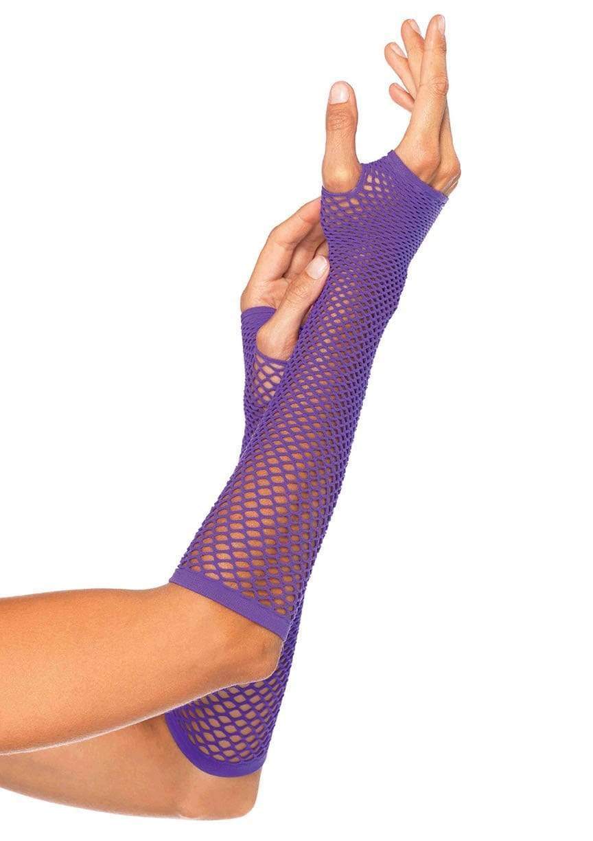 Triangle Net Fingerless Arm Warmer Gloves - Image 10