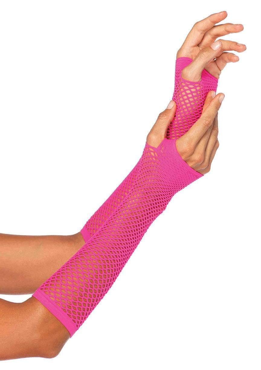 Triangle Net Fingerless Arm Warmer Gloves - Image 9
