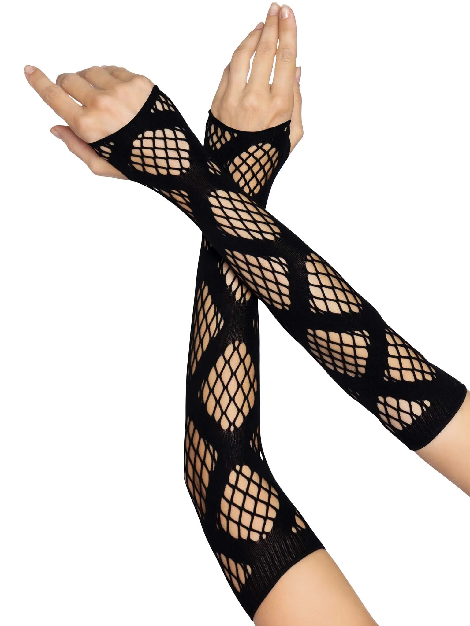 Faux Wrap Industrial Net Arm Warmers - Image 5