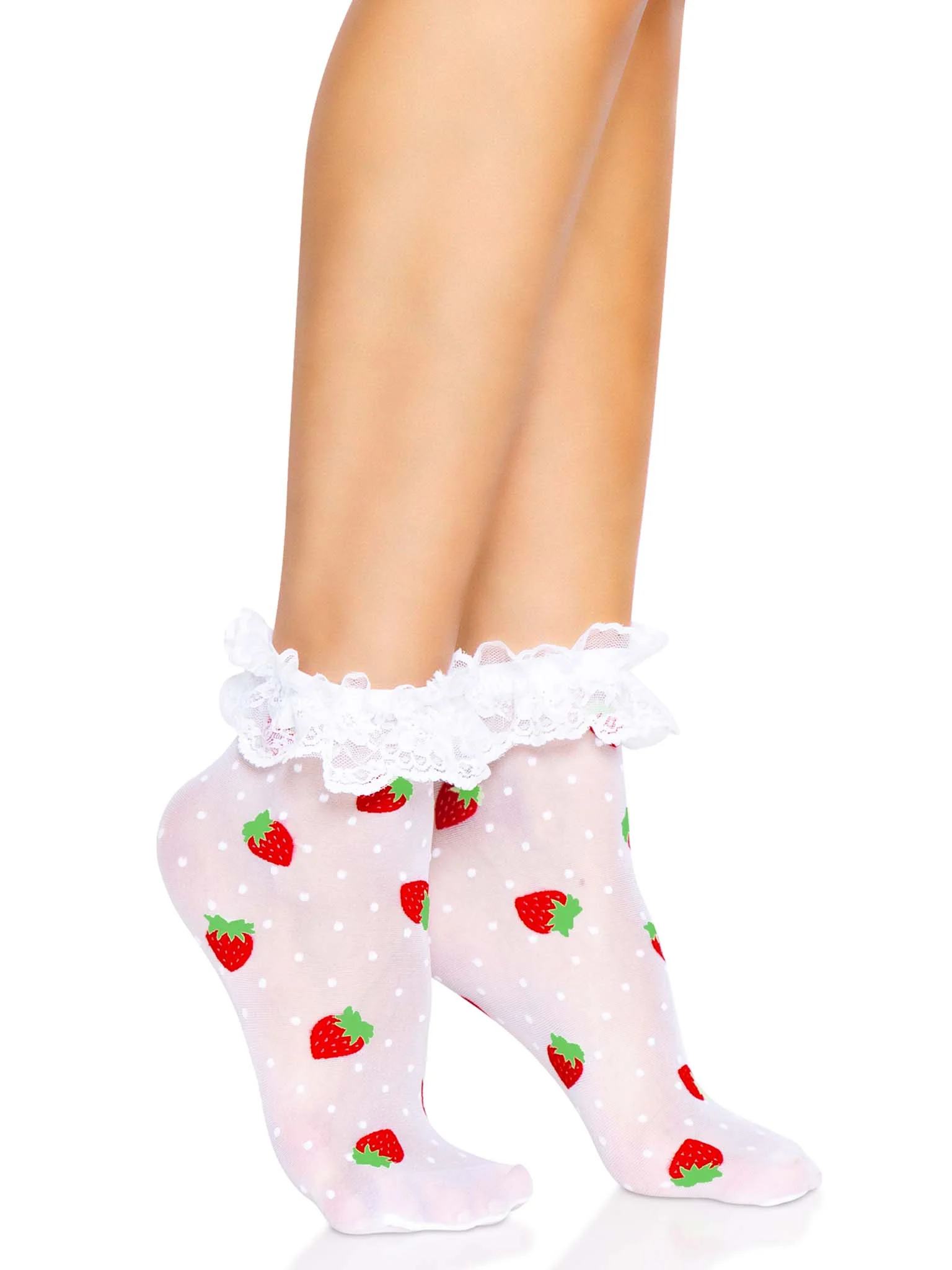 Strawberry Ruffle Anklets - Image 5