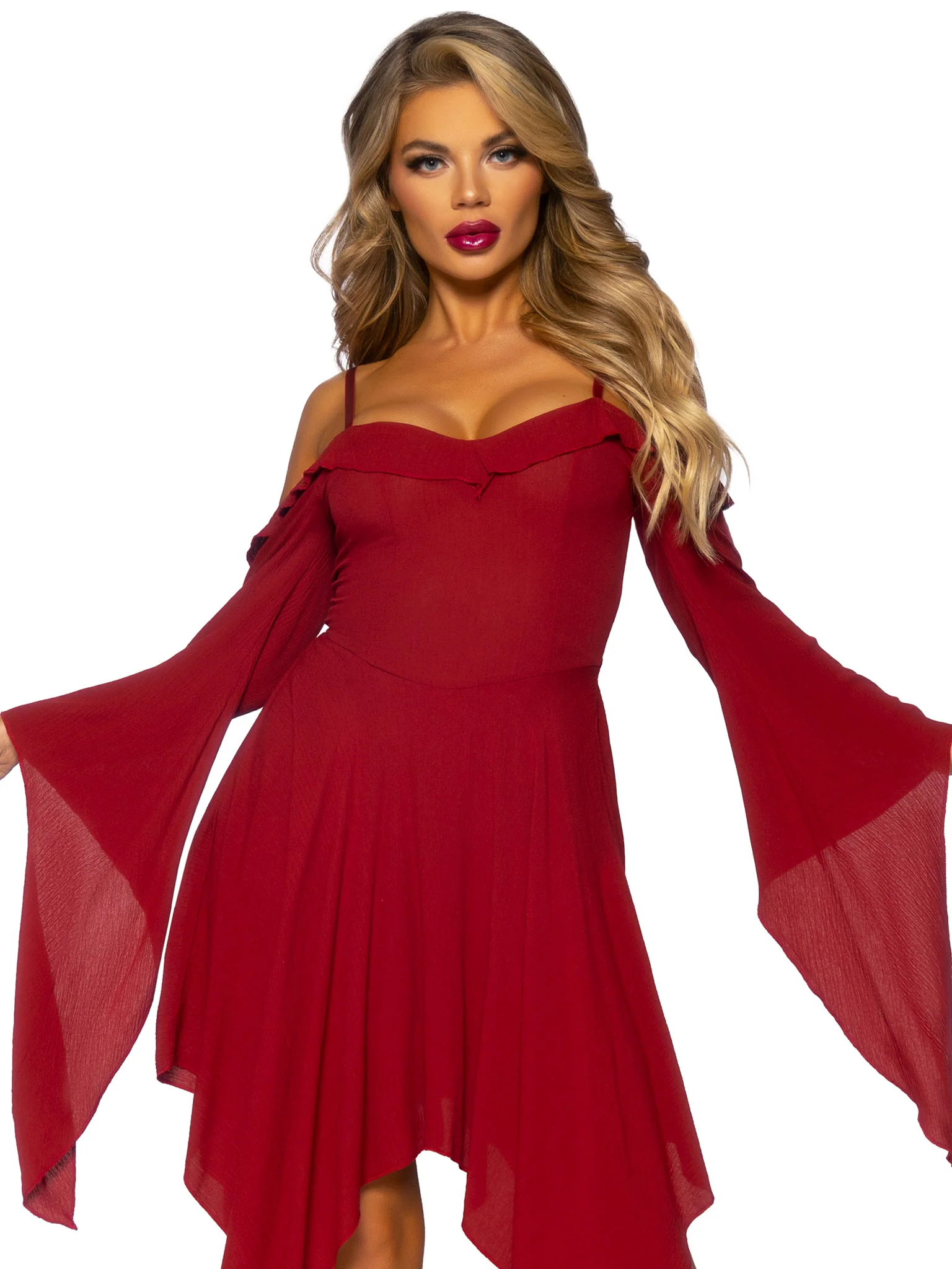 Bell Sleeved Peasant Dress - Image 10