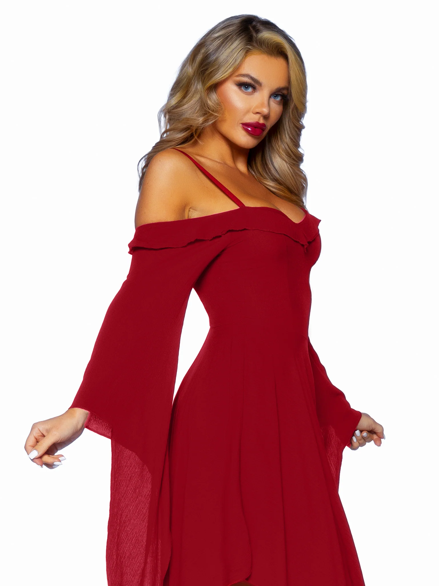 Bell Sleeved Peasant Dress - Image 12