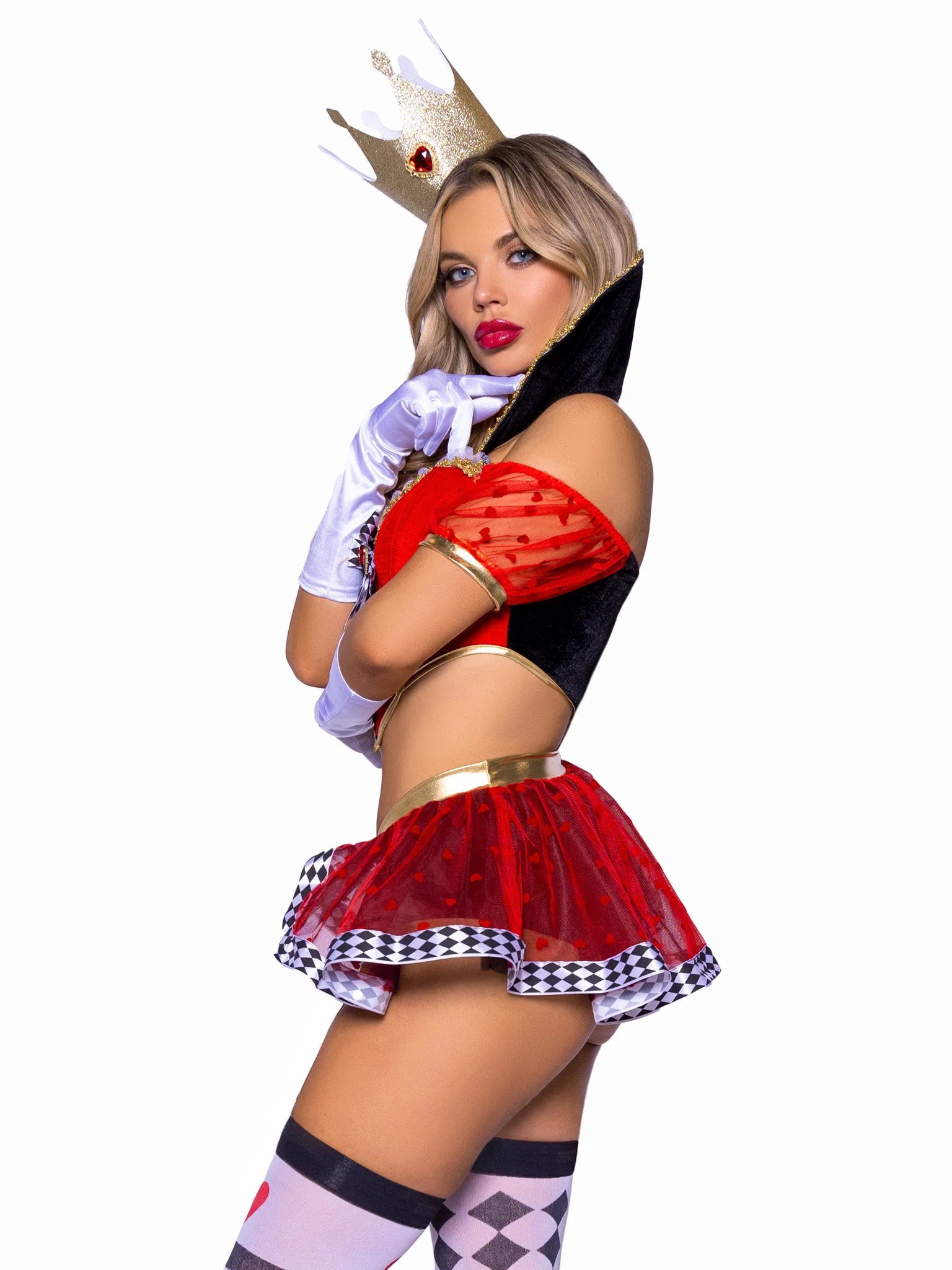 Wicked Wonderland Queen Costume - Image 3