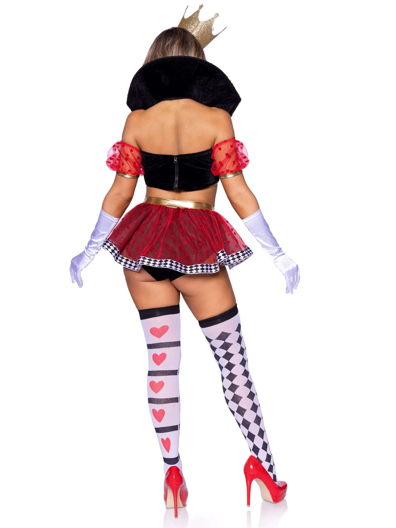 Wicked Wonderland Queen Costume - Image 5