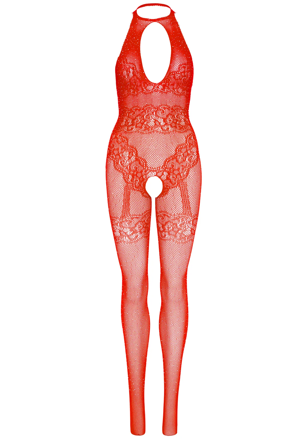 Just Between Us Rhinestone Lace Bodystocking - Image 7