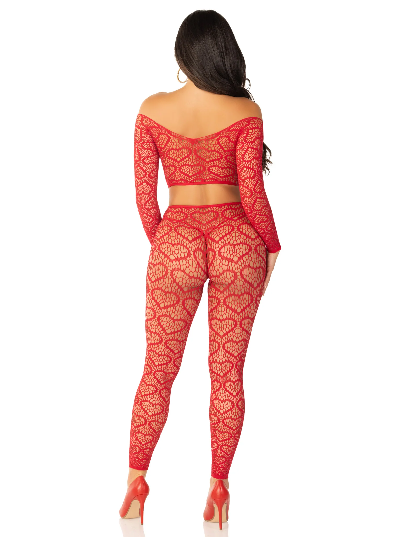 Wild Hearts Crop Top and Footless Tights - Image 11