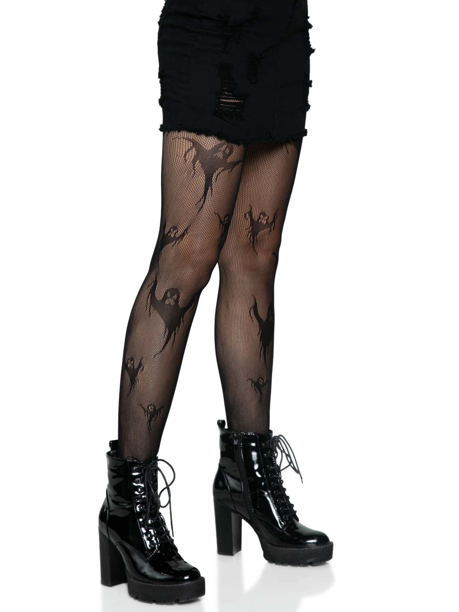 Get Ghosted Fishnet Tights - Image 3