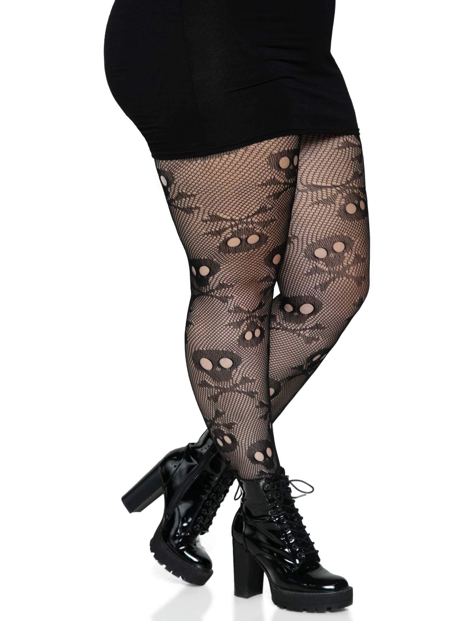 Plus Pirate Booty Fishnet Tights - Image 3